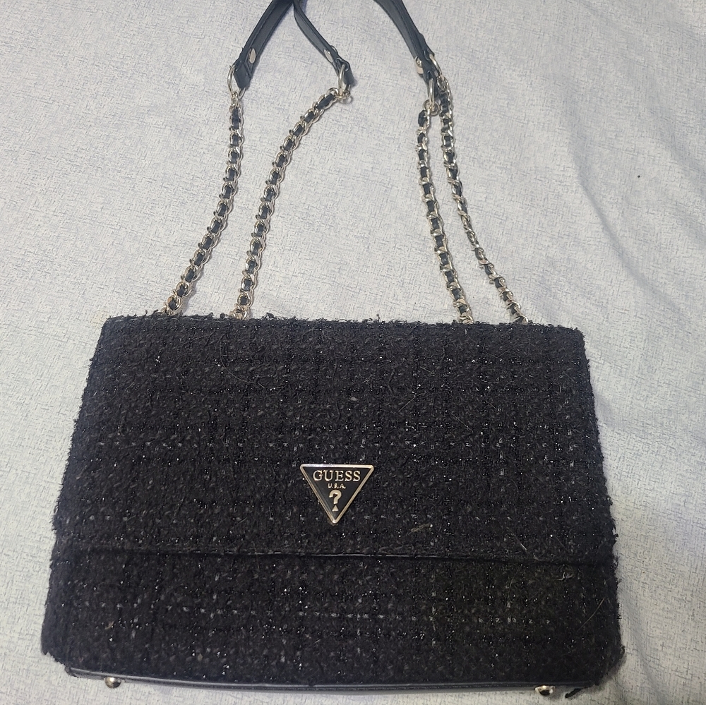 Guess Tweed Purse